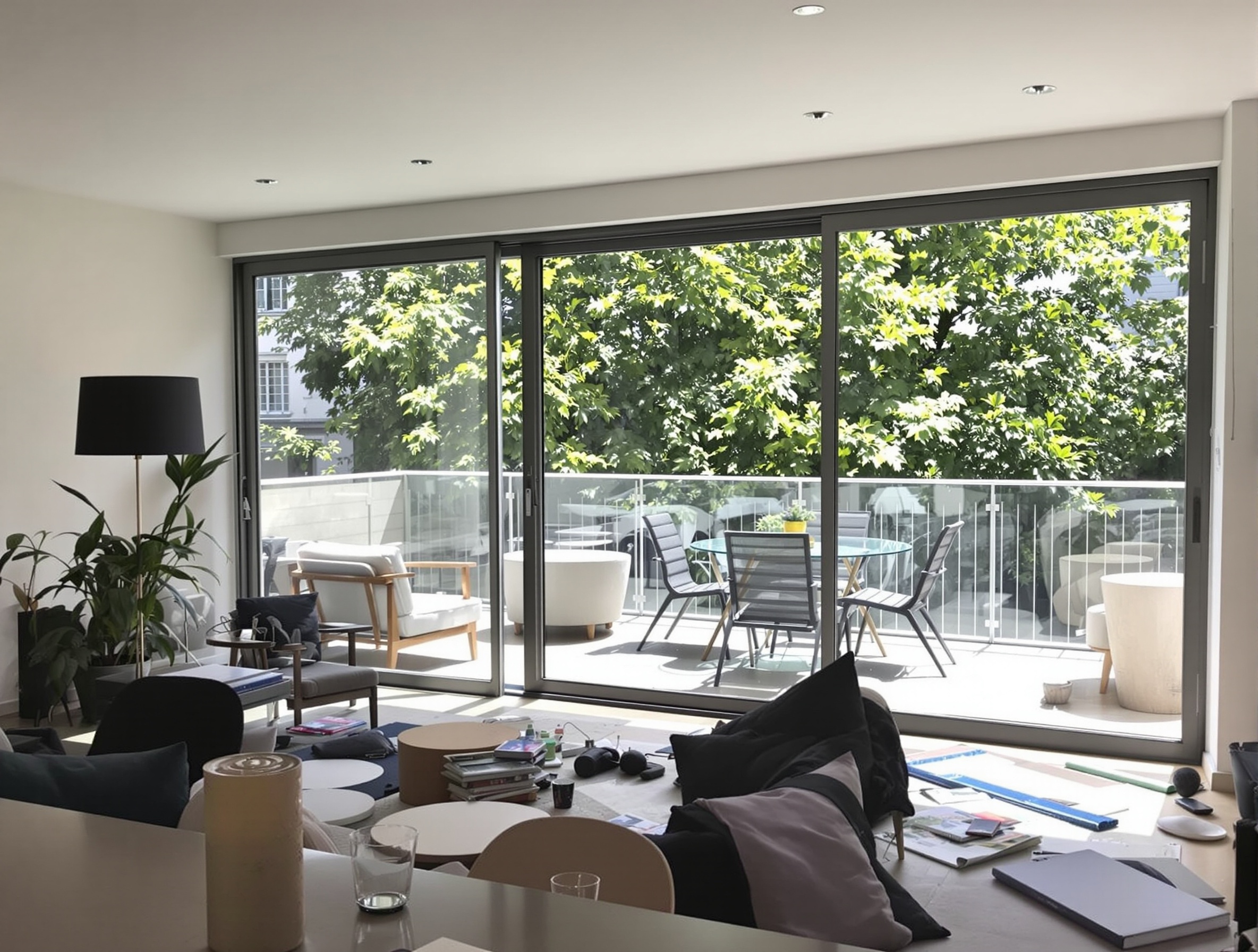 Installation de baies vitrées modernes à Paris 15ème